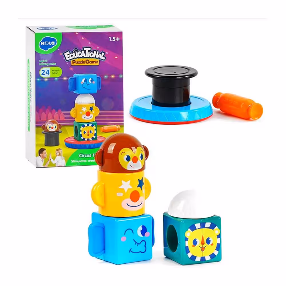 بازی فکری برج سیرک کد E7981 برند هولی تویز