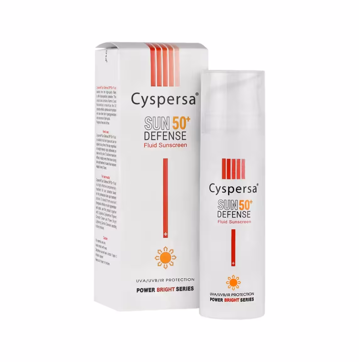 فلوئید ضد آفتاب ضد لک SPF50 پاوربرایت سیسپرسا