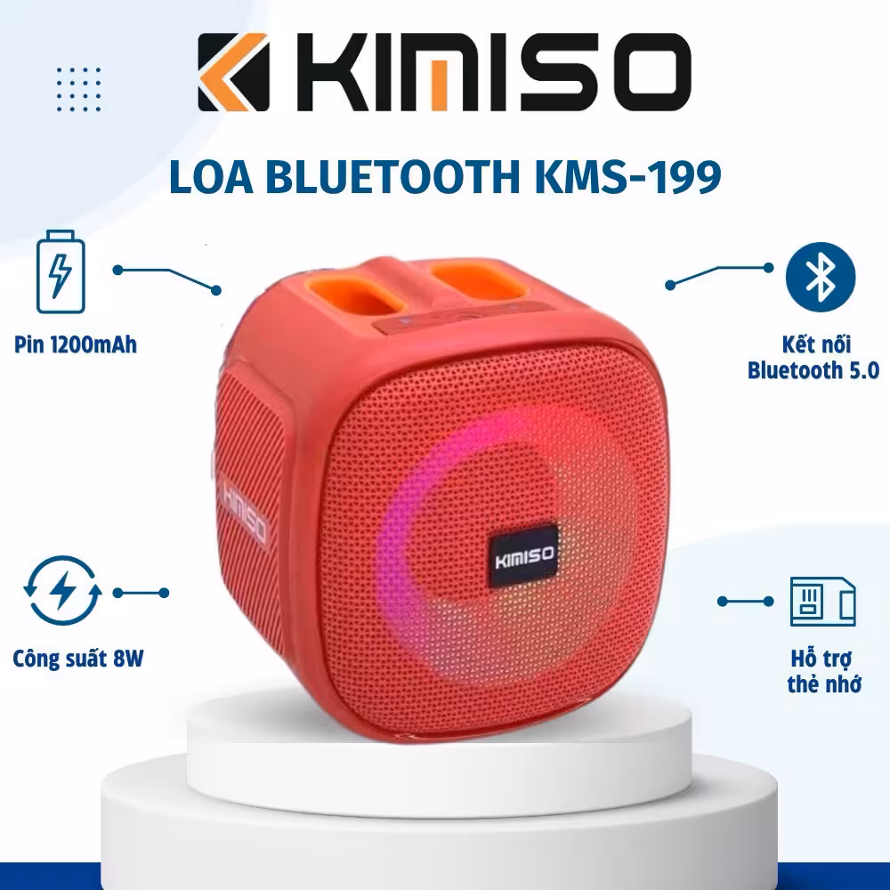 اسپیکر بلوتوثی قابل حمل کیمیسو مدل KMS-199