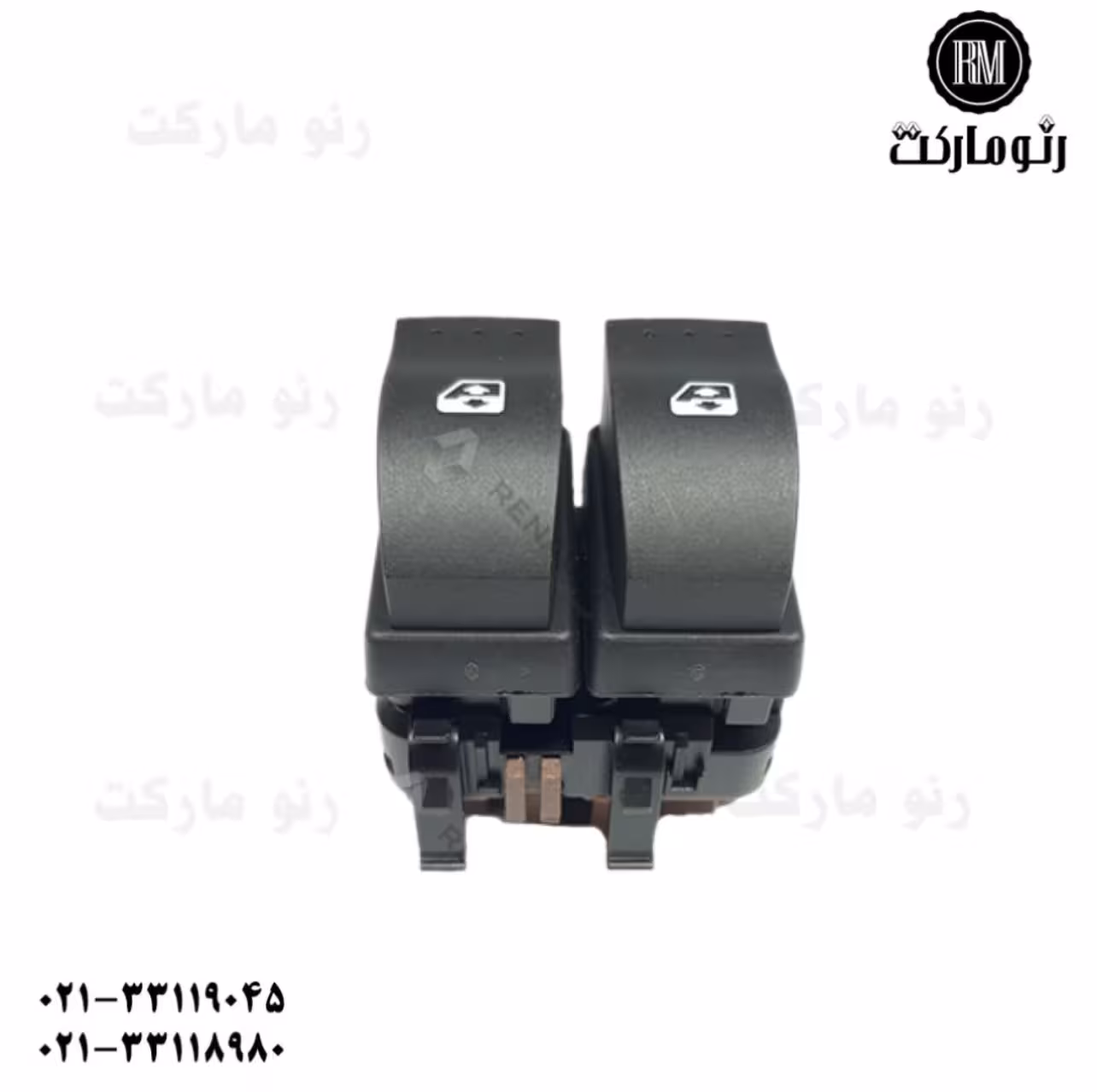 کلید شیشه بالابر جلو چپ طوسی مگان