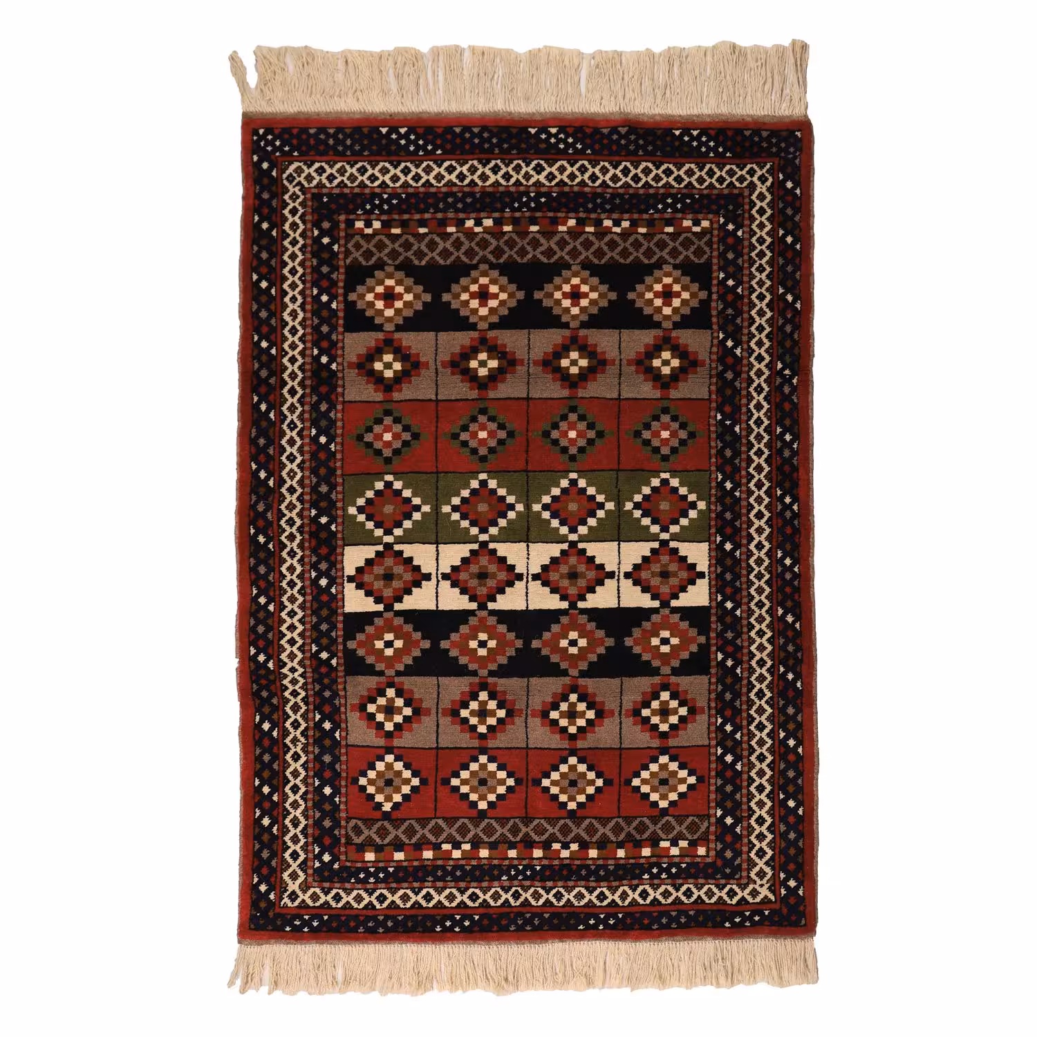 فرش دستباف سه متری متری طرح خراسان کد 4020346