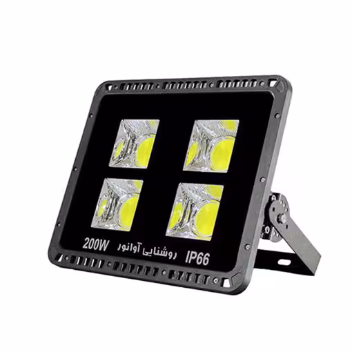 پروژکتور 200 وات COB آوانور مدل پنجره&#x200C;ای گرد