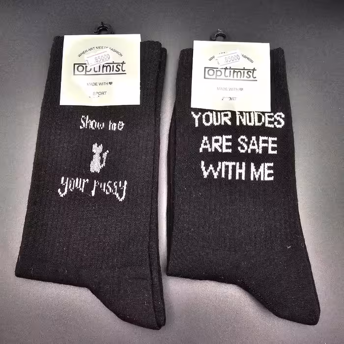 جوراب فانتزی مشکی