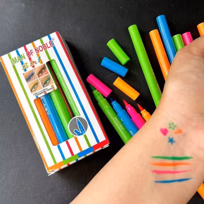 ماژیک چشم رنگی دوطرفه 
  طرحدار