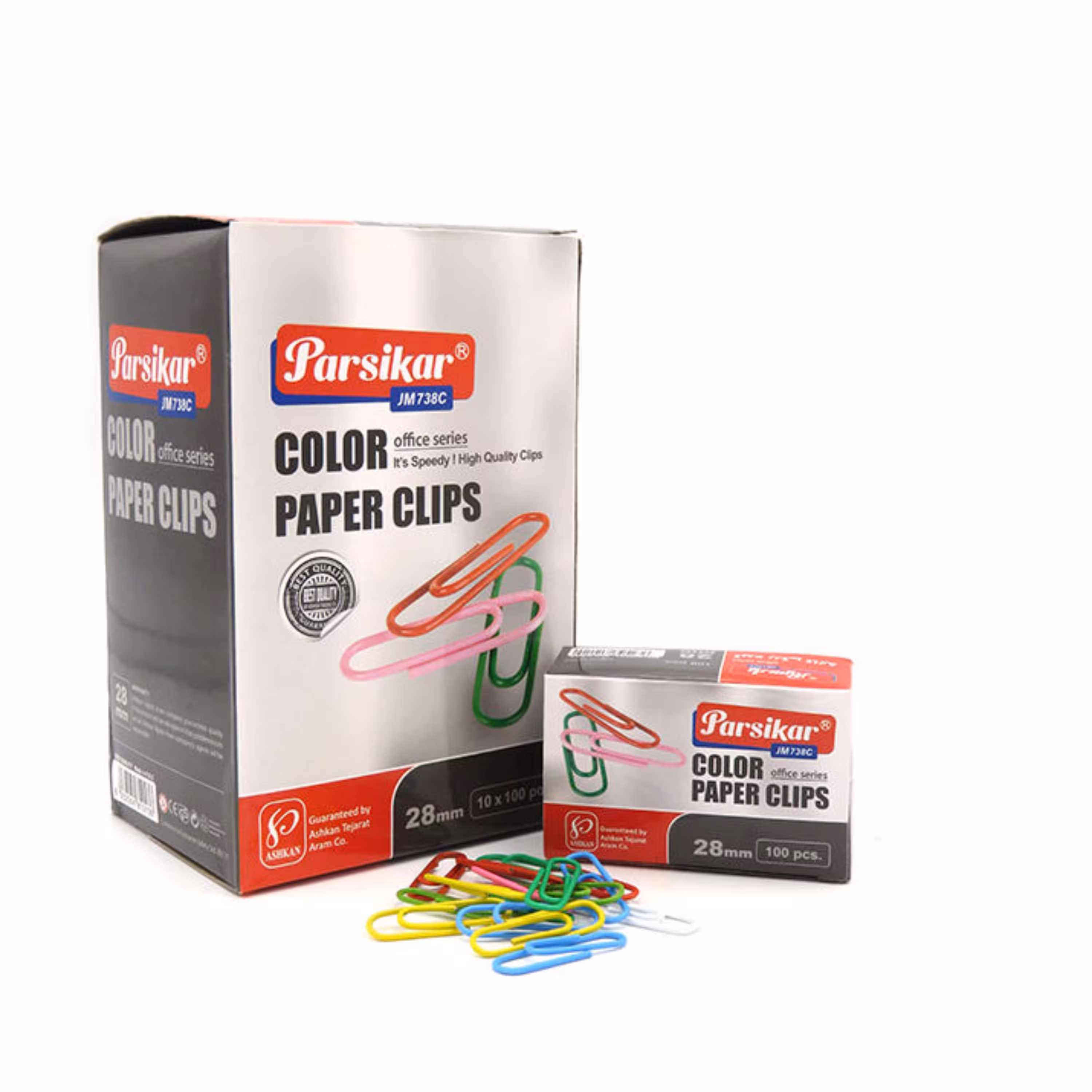 گیره کلیبسی دفتر رنگی پارسی کار