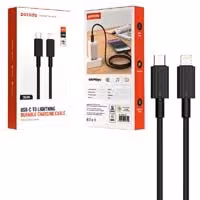 کابل شارژ و دیتا Type-C to Lightning فست 1.2متری Porodo PVC cable cbl004