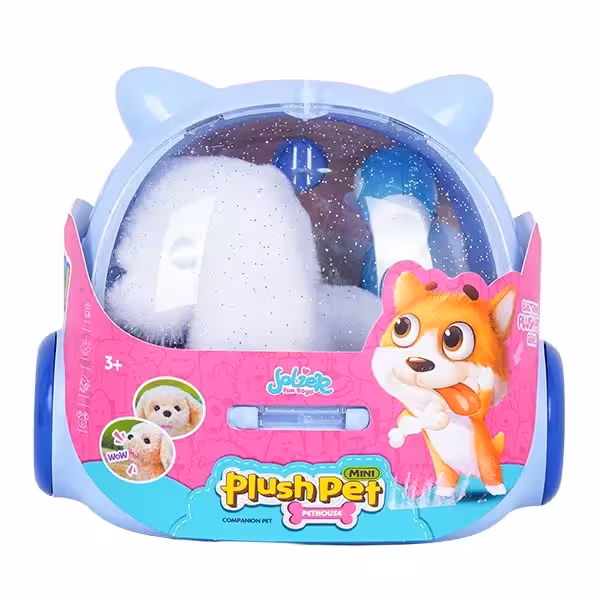 عروسک سگ پولیشی در کوله پشتی