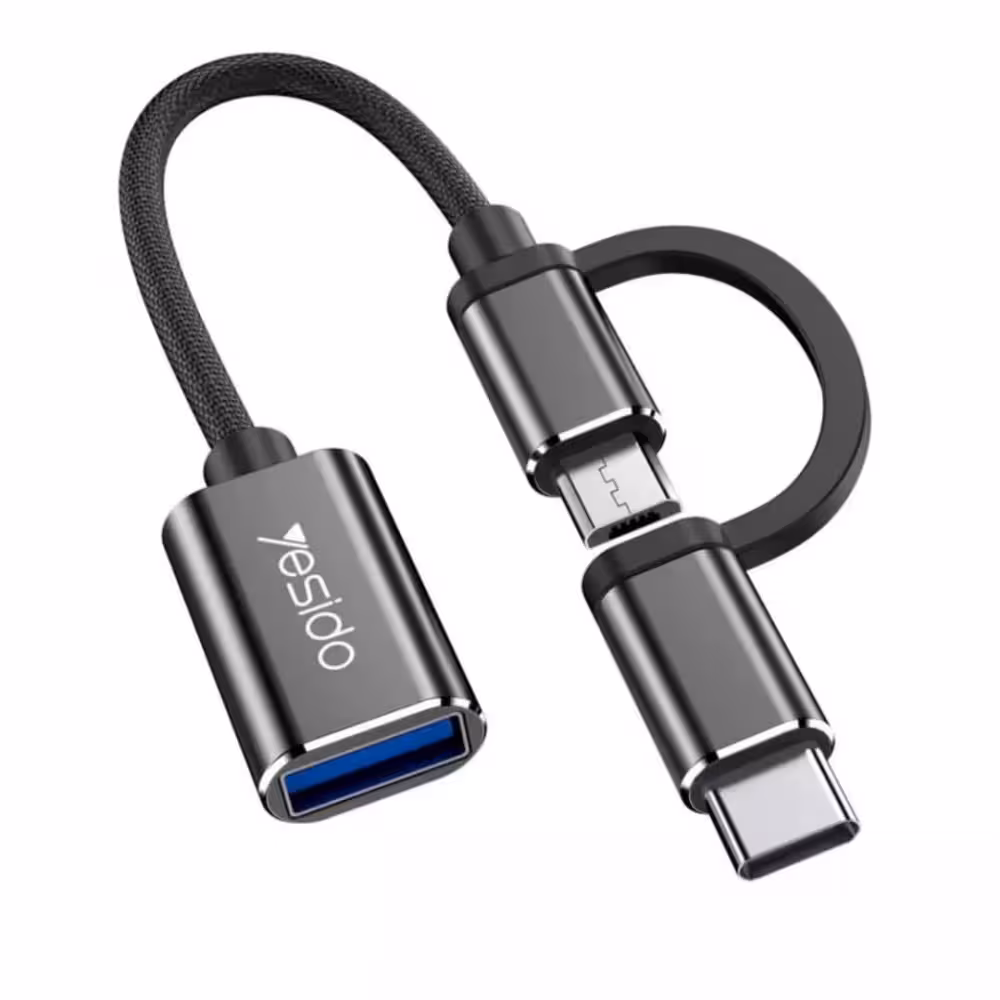 مبدل OTG یسیدو تایپ سی به MicroUSB مدل GS02