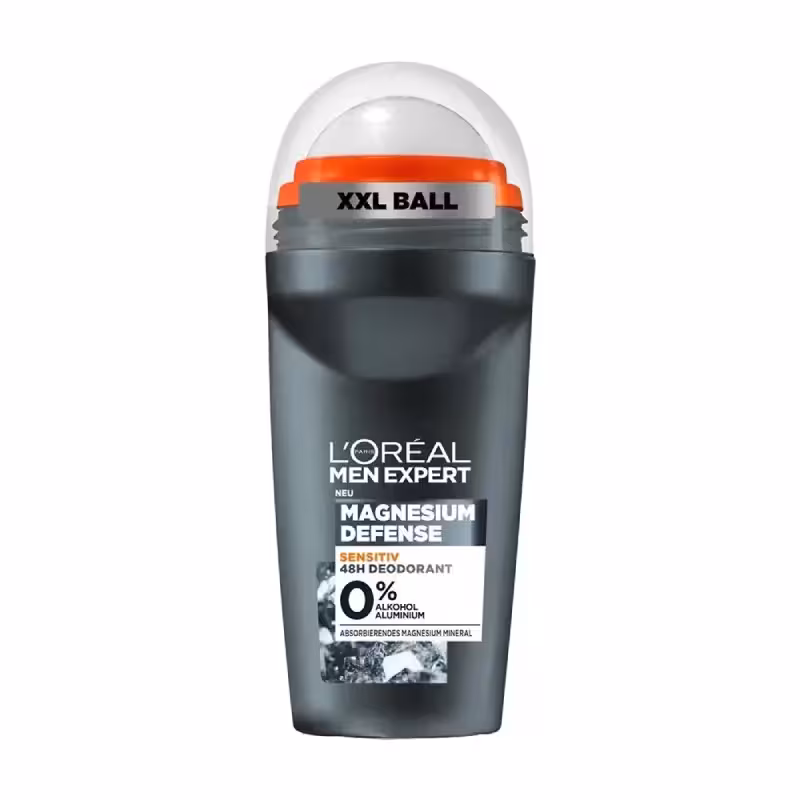 مام رولی لورال Loreal مردانه مدل Magnesium Defence حجم 50 میل