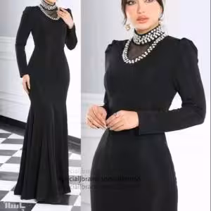 پیراهن شب زنانه مدل ماکسی مجلسی الیکا