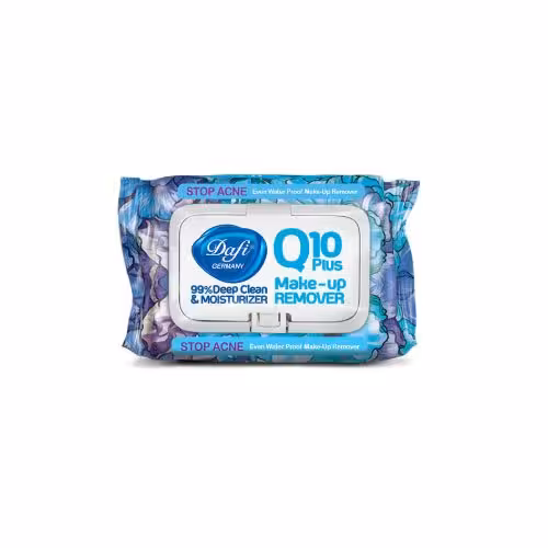 دستمال مرطوب پاک کننده آرایش مدل Q10-PLUS طرح گل دافی