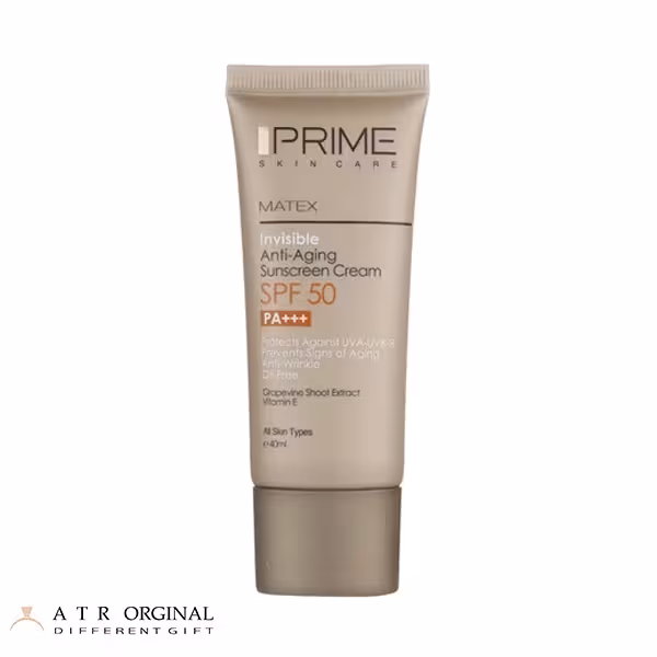 کرم ضد آفتاب بی رنگ پرایم مدل Matex Colorless SPF50