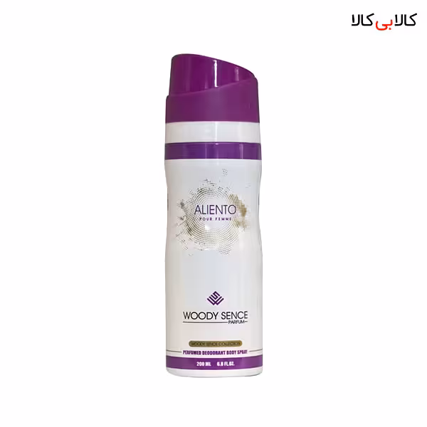 اسپری بدن وودی سنس الینتو زنانه حجم 200 میلی لیتر
