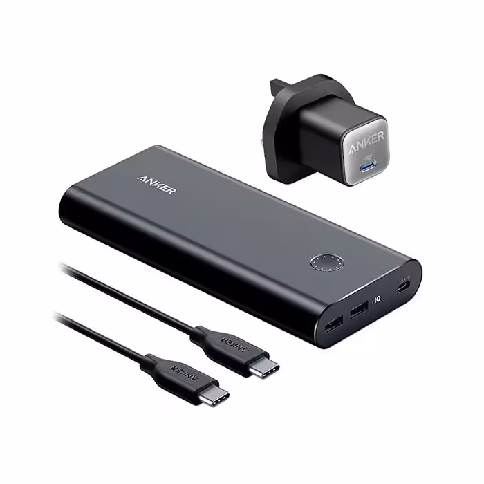 پاوربانک 26800mAh انکر مدل B1376   شارژر دیواری 30W مدل Nano II