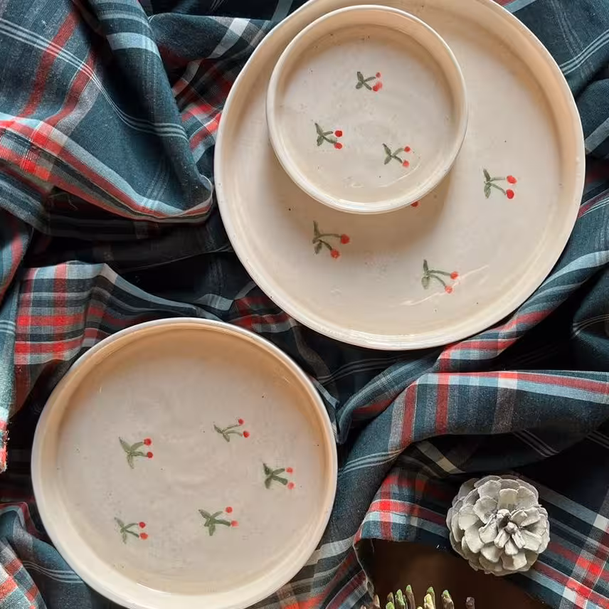 ست سرامیکی طرح آلبالو