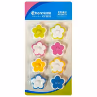 گیره آهنربایی چانی مدل گل-CY6033 بسته 8 عددی