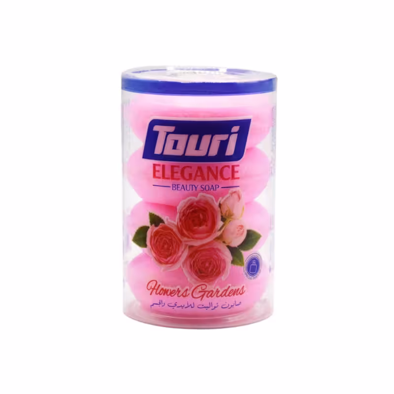 صابون توری با رایحه رز بسته 4 عددی