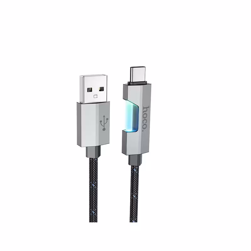 کابل تبدیل USB به Type-C هوکو مدل U123 طول 1.2 متر