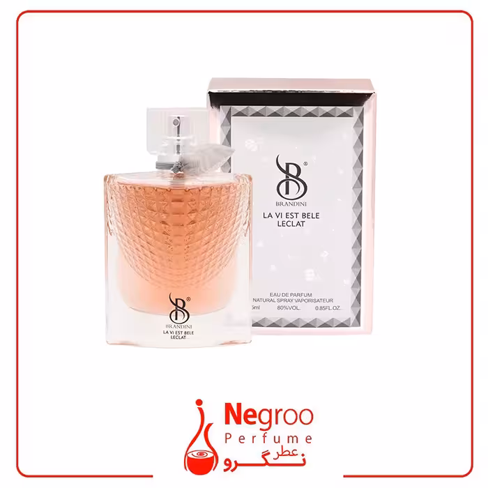 عطر زنانه برندینی (Brandini) مدل لاویه است بل لکلت (La vi est bele leclat) حجم 25 میل