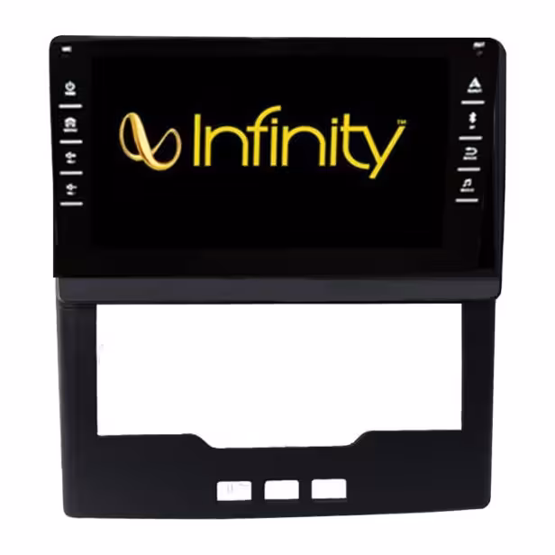 مانیتور اندروید خودرو پراید 111 برند اینفینتی به همراه فریم با رم 4 و حافظه 64