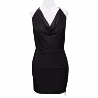 لباس فانتزی مجلسی زنجیردار (Mini Dress) دلوین کد 016