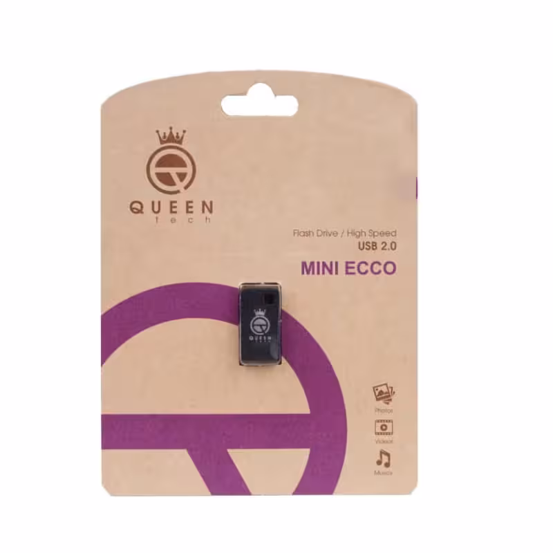 فلش مموری 64 گیگابایت کوئین تک مدل QUEEN TECH MINI ECCO