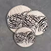 ست 3تایی دمکنی مخمل غزل - طرح 131