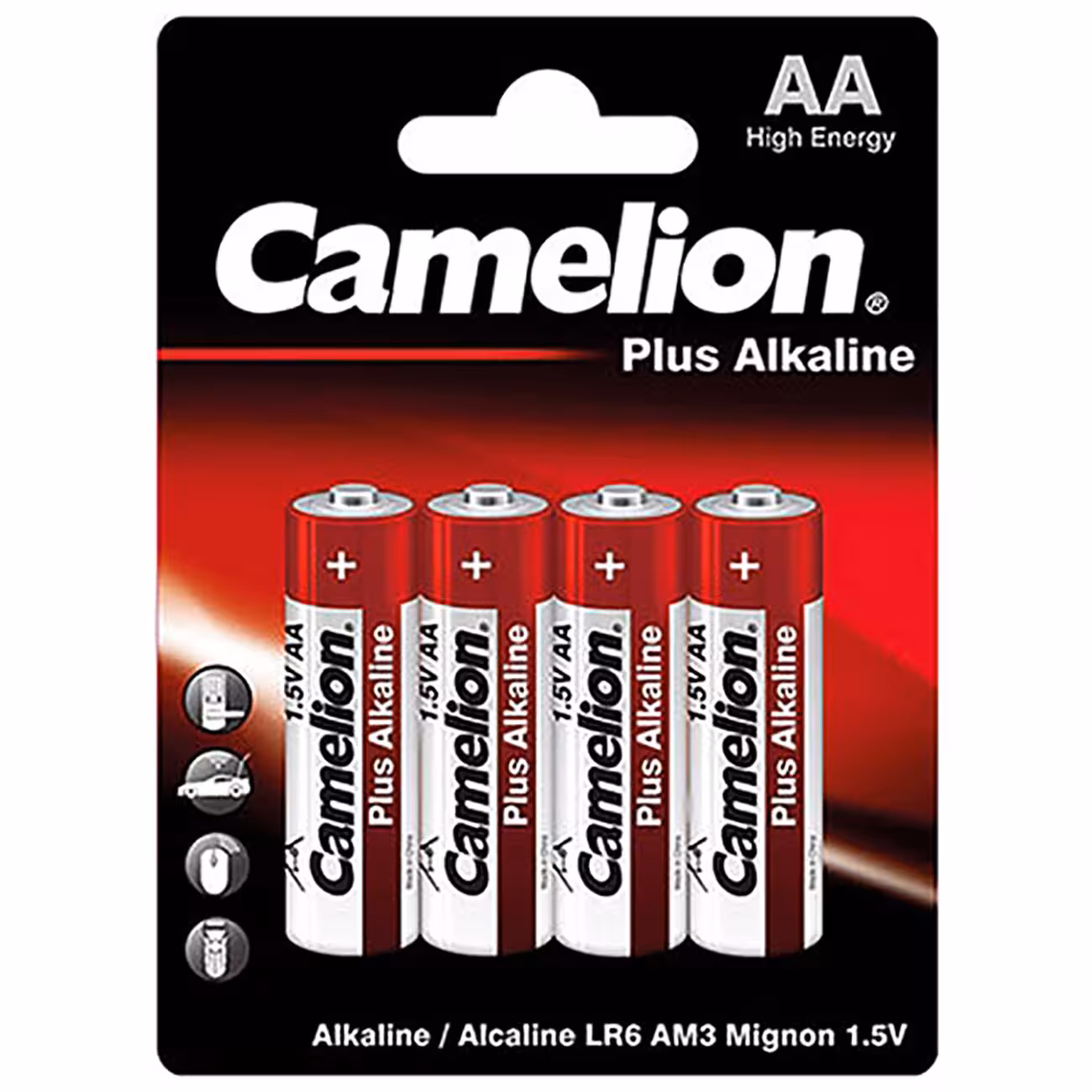 باتری قلمی کملیون 4 عددی Plus Alkaline