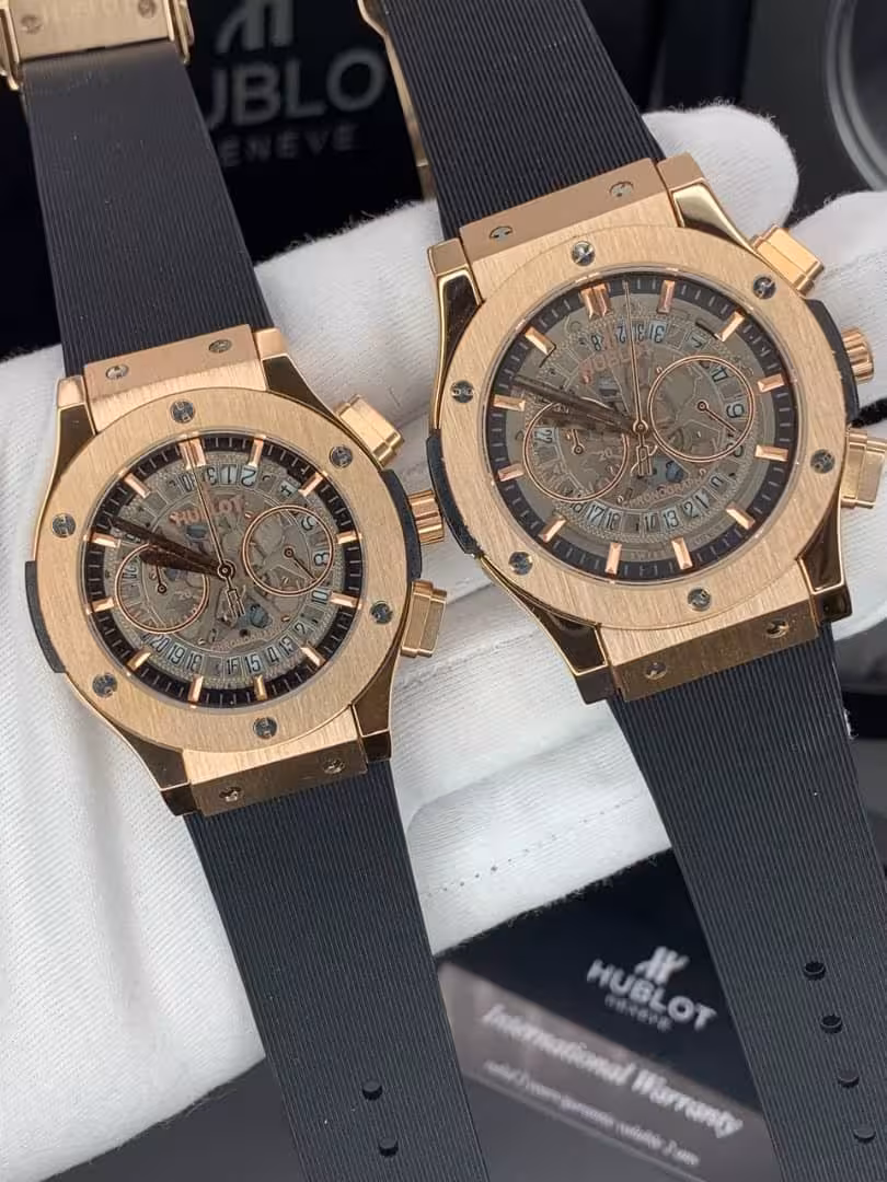 ساعت مچی ست هابلوت رزگلد Hublot
