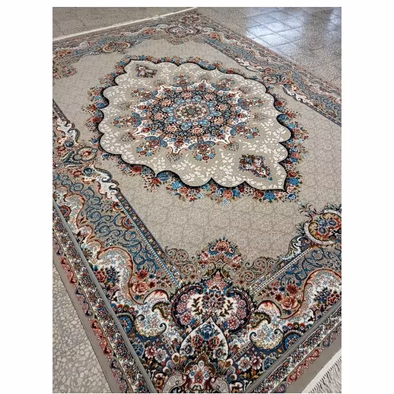 فرش9متری ماشینی کاشان500شانه طرح700شانه ورژن طرح مهردودی(باارسال رایگان)