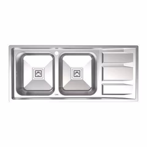 سینک فانتزی توکار دو لگن 8112 کن