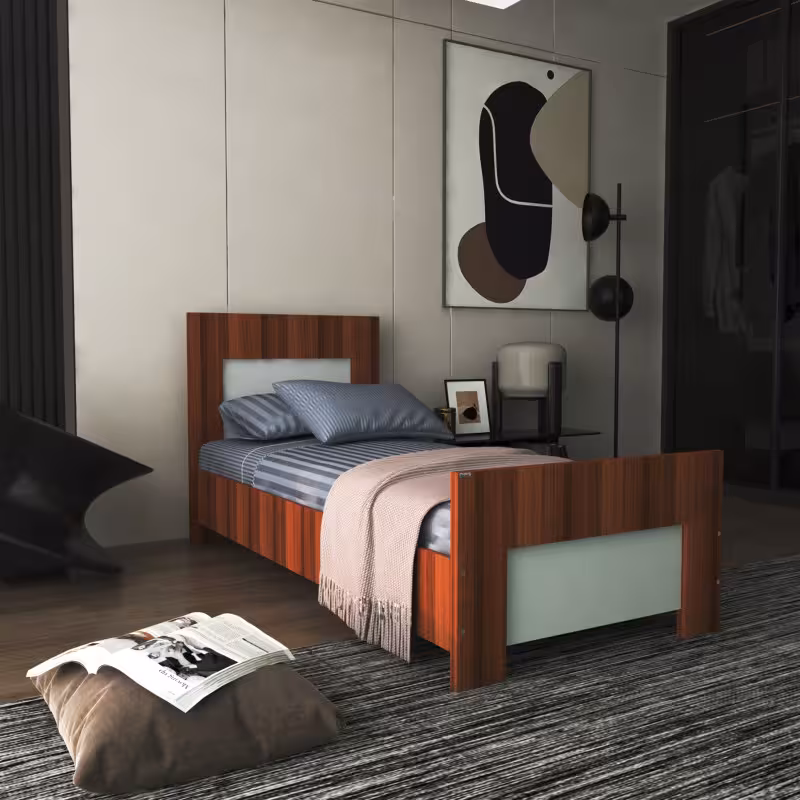 تخت خواب یکنفره مدل FH363 سایز 90x200 سانتی متر