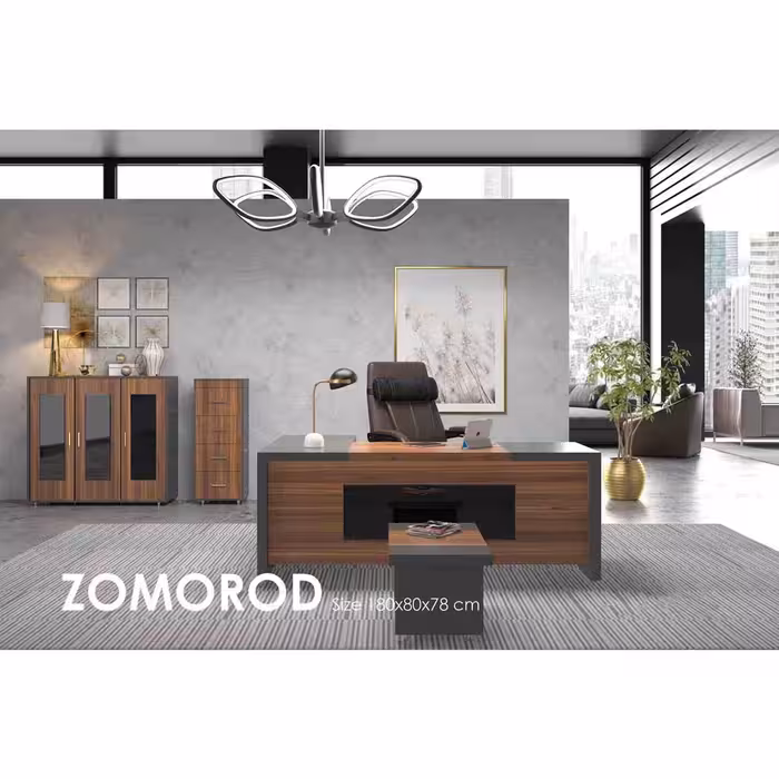 میز مدیریتی وکیوم زمرد