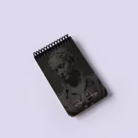 دفتر طراحی آ6 سیم از بالا سری Roman دات نوت (dotnote)