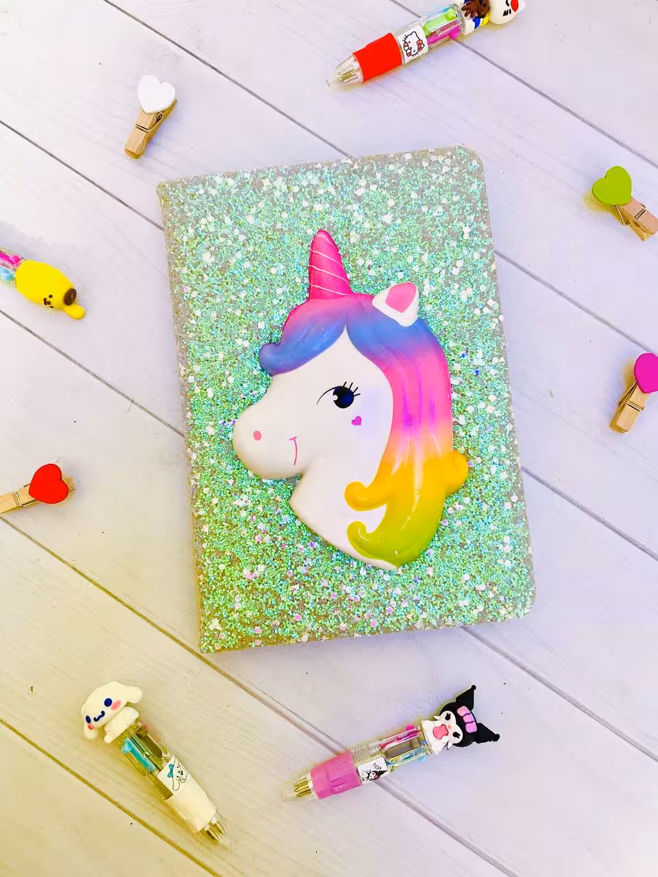 دفتر اسکویشی یونیکورن پولکی 3