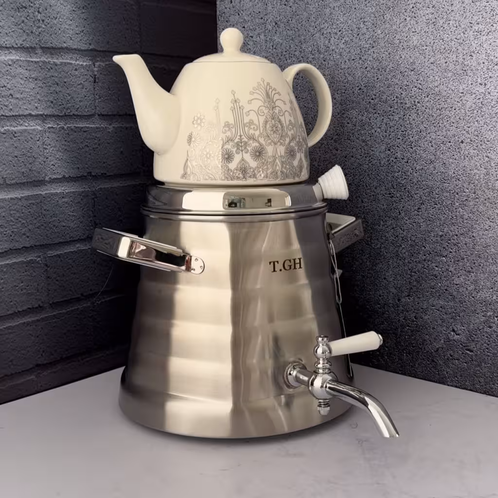 کتری و قوری مات کف چدن قیطاسی مدل 7730