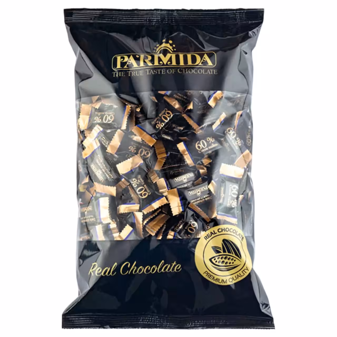 شکلات تلخ 60 درصد پارمیدا فله – 1000 گرم