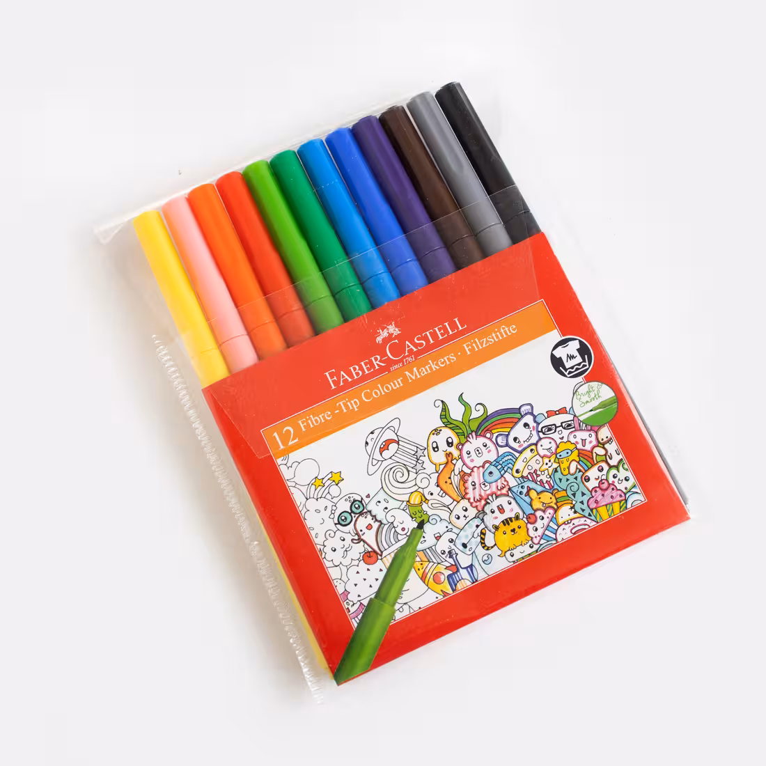 ماژیک رنگ آمیزی 12 رنگ فابرکاستل (FABERCASTELL)
