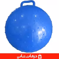 خرید توپ جیم بال دسته دار آبی توپ ایروبیک دسته دار آبی