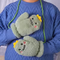 دستکش پشمی عروسکی