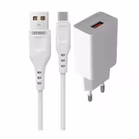 شارژر اورجینال کلگی DENMEN DC01 با خروجی 4و2 آمپر همراه با کابل میکرو
