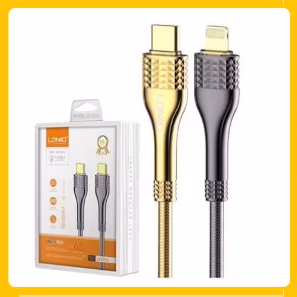 کابل تایپ سی به آیفون الدینیو 30وات مدل LC651C to i