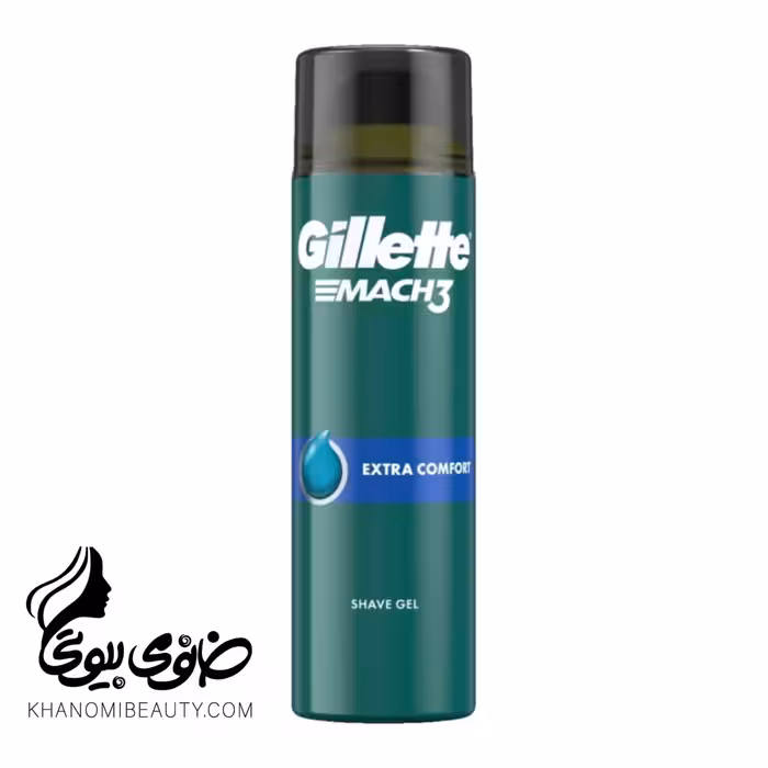 ژل اصلاح 200 میل ژیلت Gillette Mach 3 Extra Comfort Shaving Gel