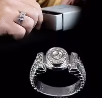 انگشتر الماس طبیعی افریقایی کد 4361