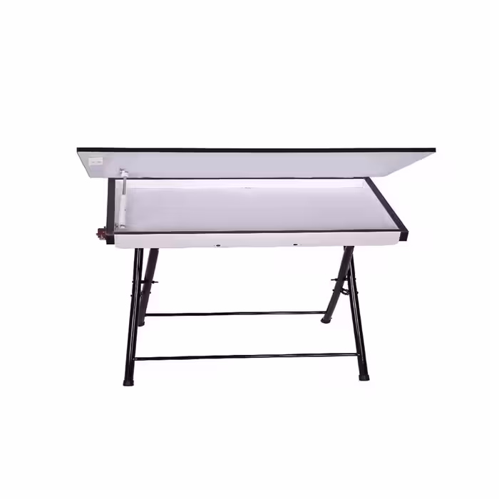 میز تحریر تاشو و تنظیم شو یاس سفید تک باکس دار | چاوه