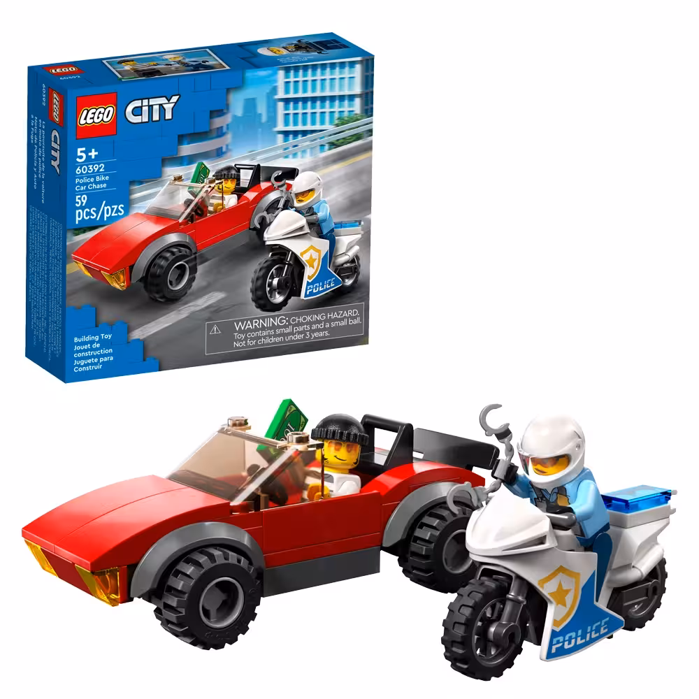 لگو City مدل Police Bike Car Chase 60392