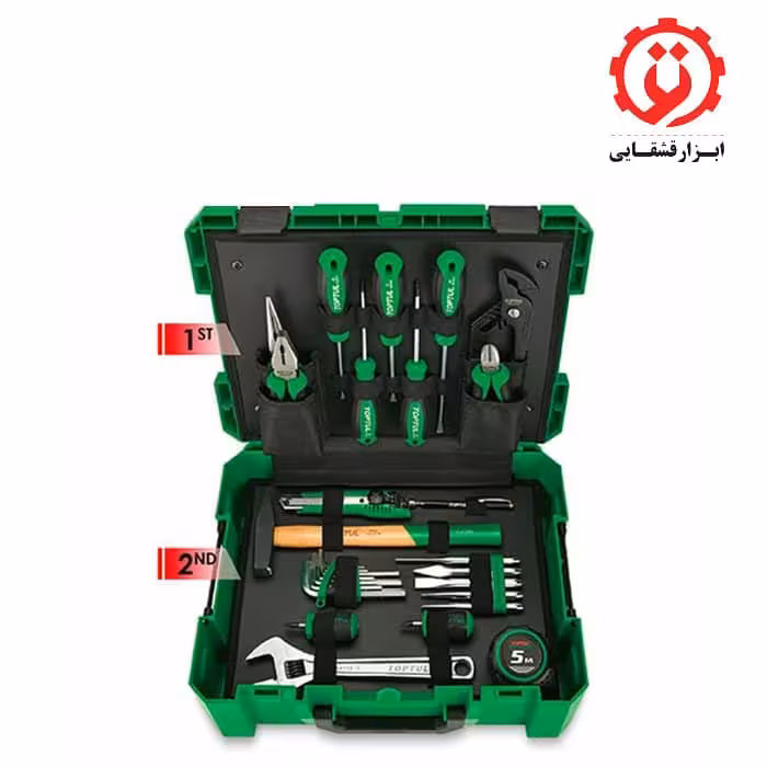 مجموعه 104 عددی ابزار آلات تاپ تول مدل GCZ-104A