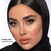 لنز رنگی ایفوریا طوسی عسلی افسانه