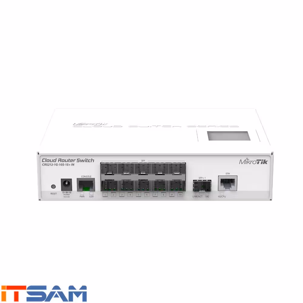 کلود روتر سوئیچ میکروتیک CRS212-1G-10S-1S IN
