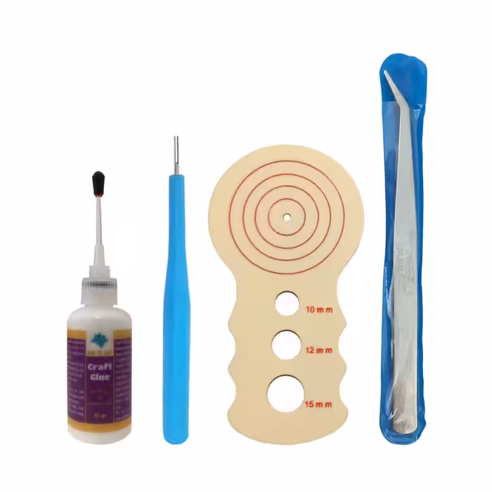 ابزار ملیله کاغذی اوریران کد QT04-1 بسته 4 عددی